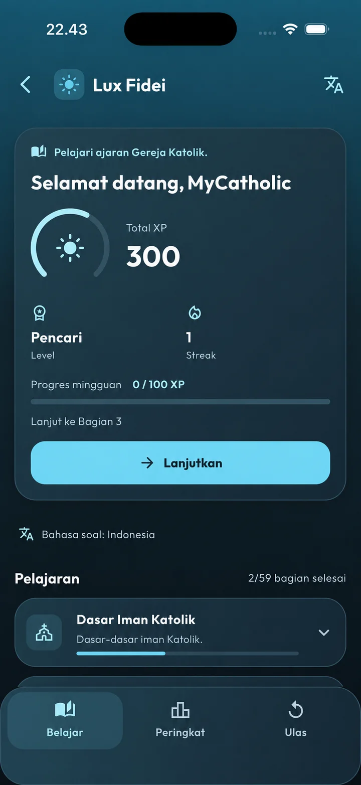 LUX FIDEI — MyCatholic