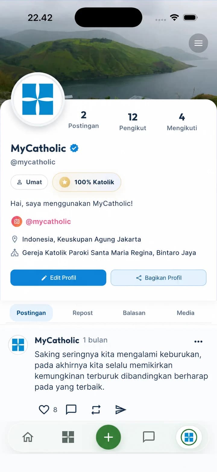 Profil komunitas MyCatholic