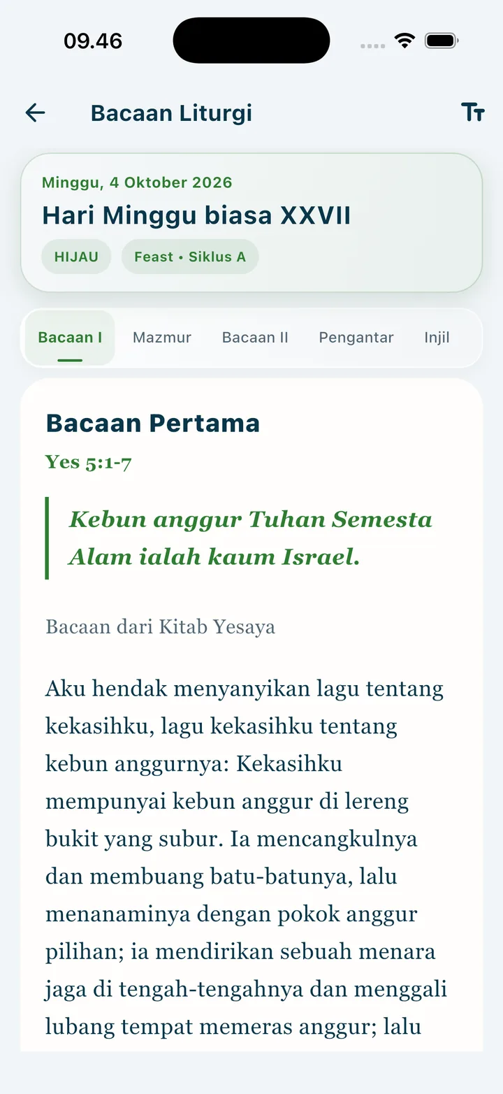 ALKITAB & BACAAN — MyCatholic